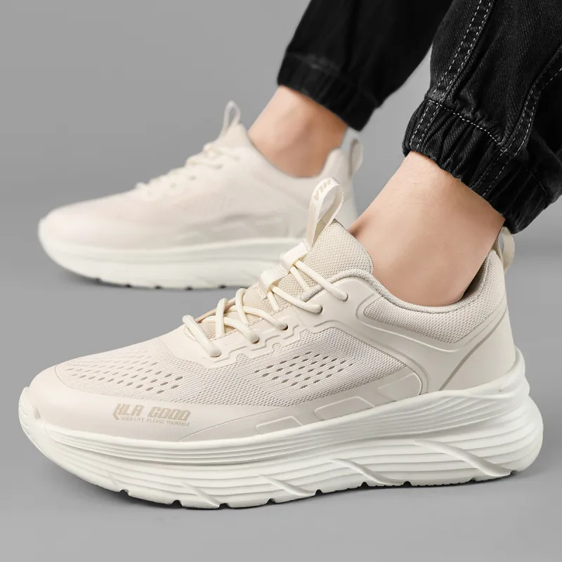 HLA Breathable And Resilient Low Top Running Shoes Men's-11