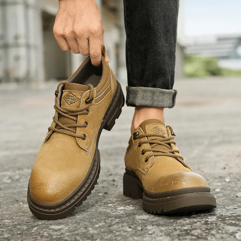 HLA Slip-Resistant Ankle-Length Outdoor Boots Men's-5