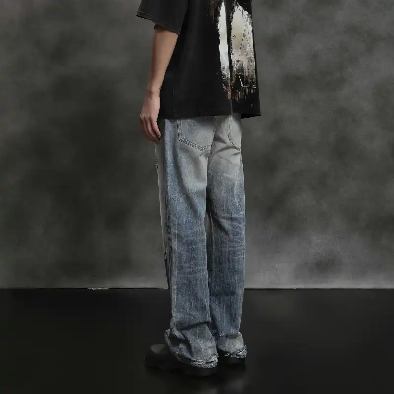 GNOMESHGH Jeans Unisex Denim Blue-7