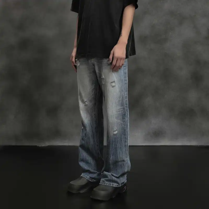GNOMESHGH Jeans Unisex Denim Blue-6