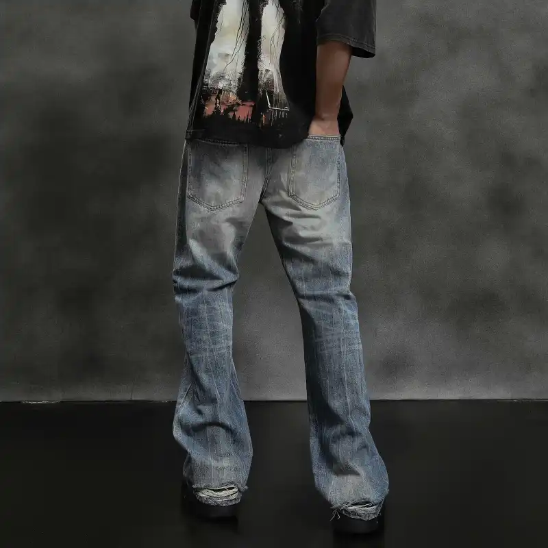 GNOMESHGH Jeans Unisex Denim Blue-5