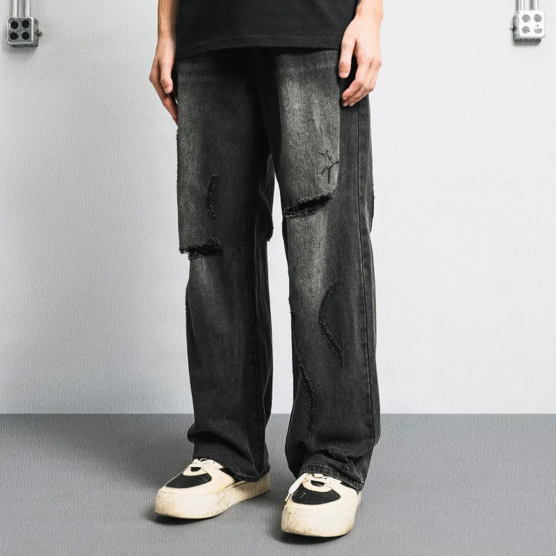 GNOMESHGH Jeans Unisex Black-3