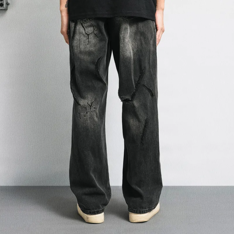 GNOMESHGH Jeans Unisex Black-4