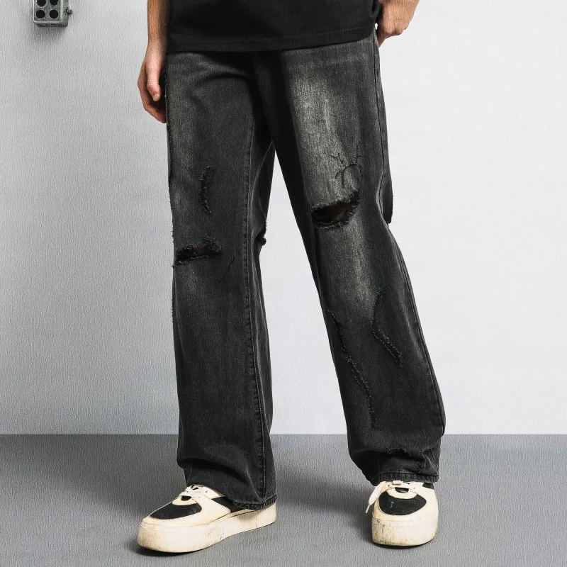 GNOMESHGH Jeans Unisex Black-5