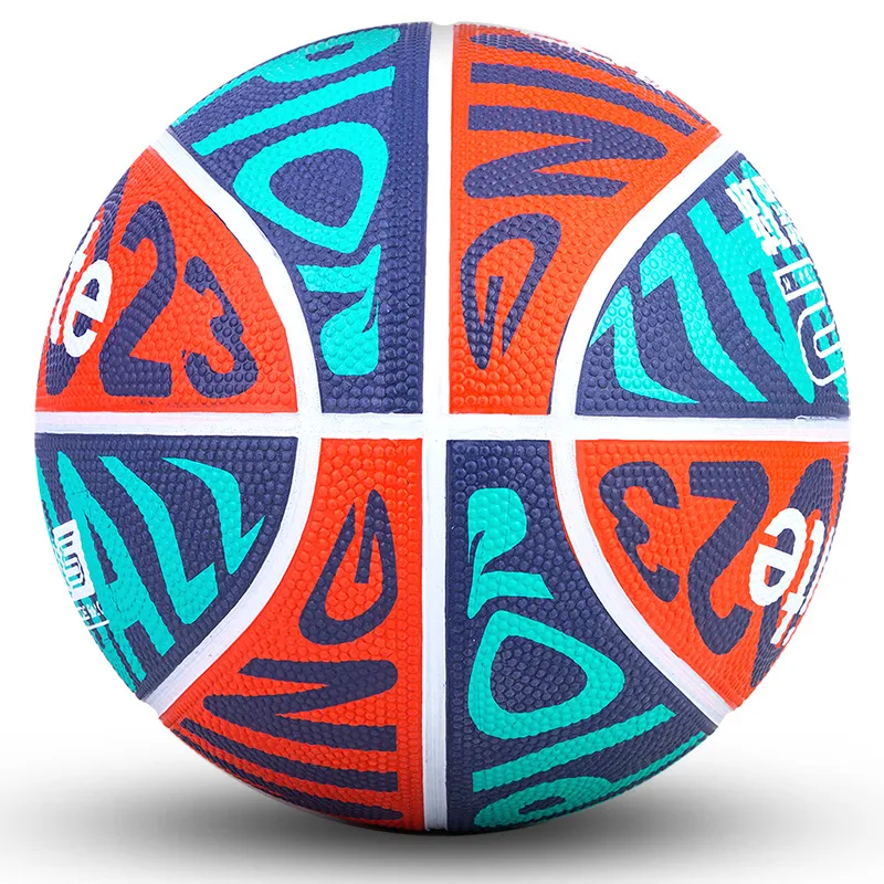 Deli x AGNITE Rubber Basketball Blue Red Size 3, Size 5, Size 7 Training Unisex-1