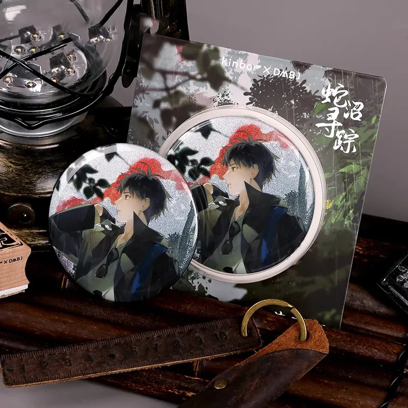 GUANGBO X The Lost Tomb 75mm Badge Snake Swamp Tracking, Wu Xie Zhang Qiling Merch Badge Badges-3