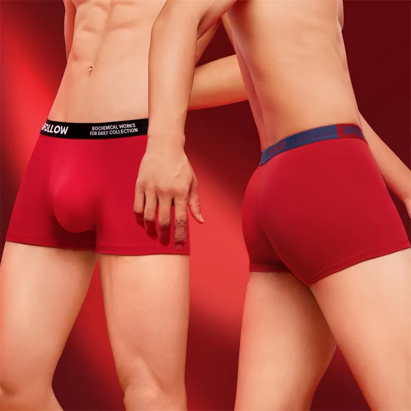 Crabsecret Underpants Men's 3 Pack Red-1