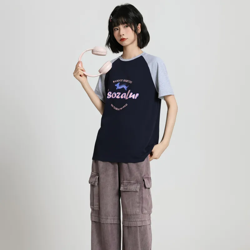 Princess Berdele T Shirt Women's Navy Blue-2