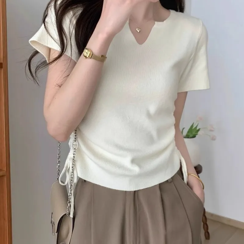 Princess Berdele Set in Sleeve T Shirt Women's Apricot-2