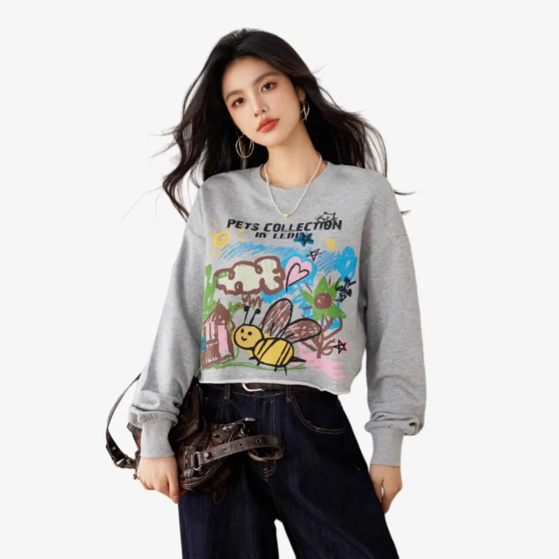 Princess Berdele Sweatshirt Women's Gray-4