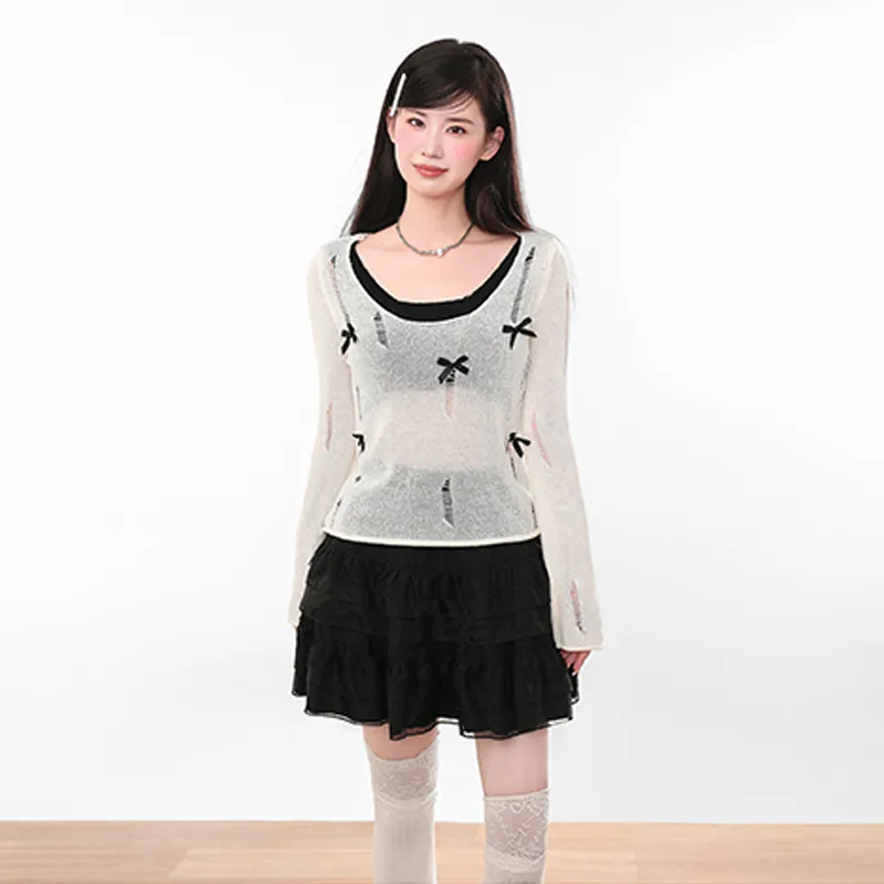Princess Berdele Knitwear Women's White-5
