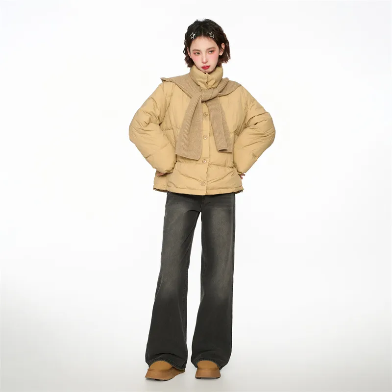 Princess Berdele Puffer Jacket Women's Khaki-4