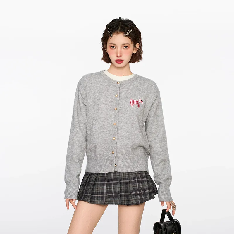 Princess Berdele Knitwear Women's Gray-3