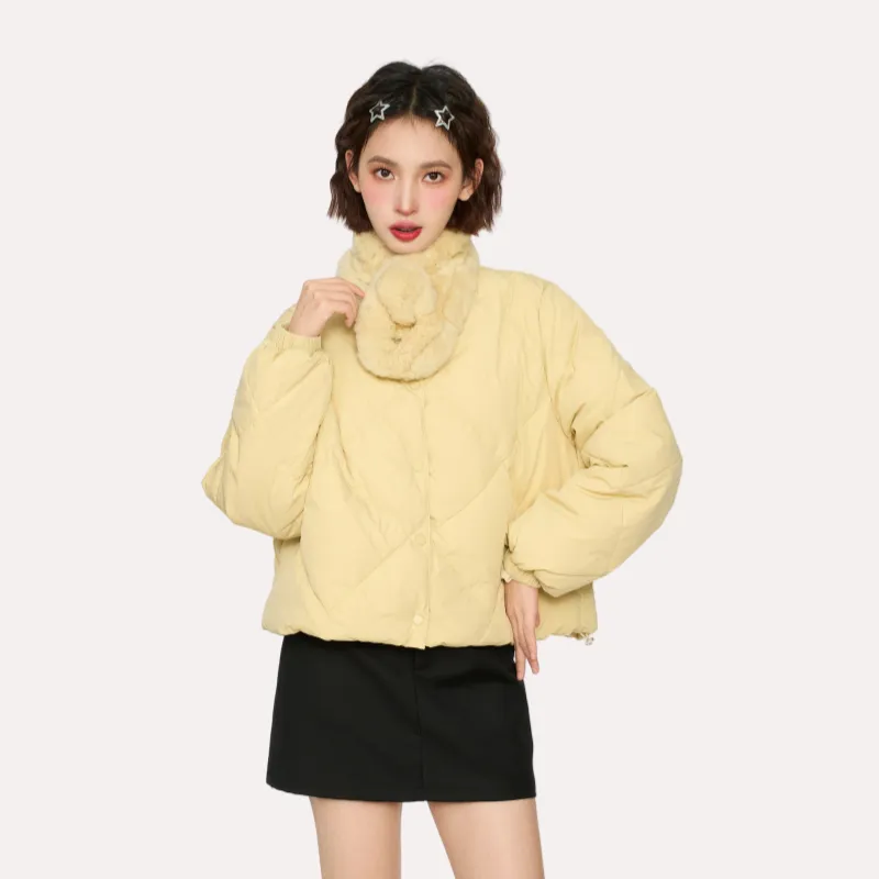 Princess Berdele Puffer Jacket Women's Yellow-2
