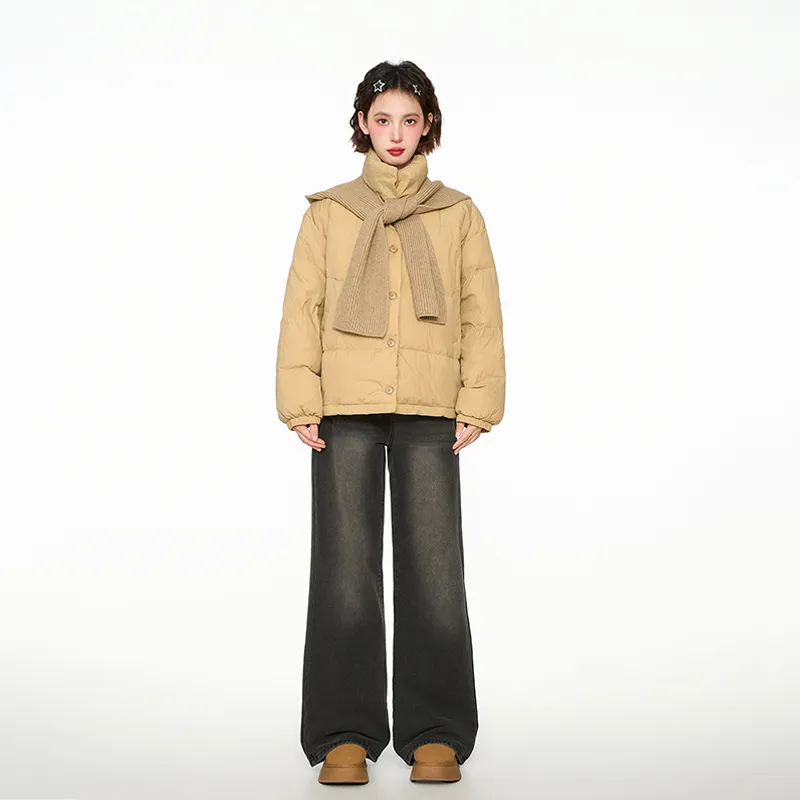 Princess Berdele Puffer Jacket Women's Khaki-1
