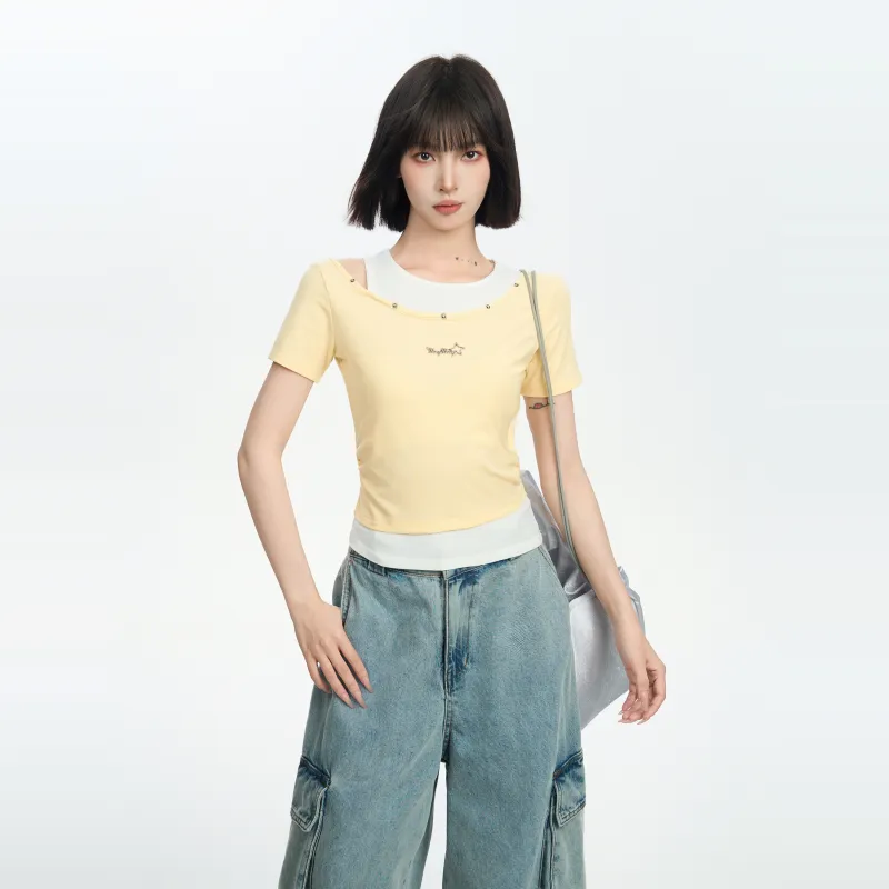 Princess Berdele Set in Sleeve T Shirt Women's-2