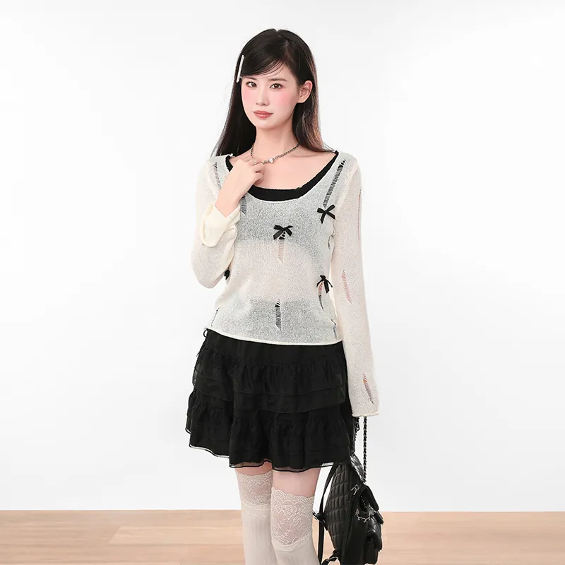 Princess Berdele Knitwear Women's White-4