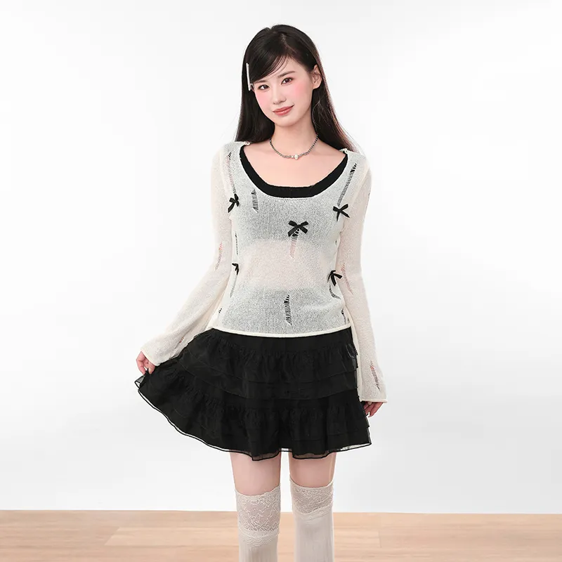 Princess Berdele Knitwear Women's White-3