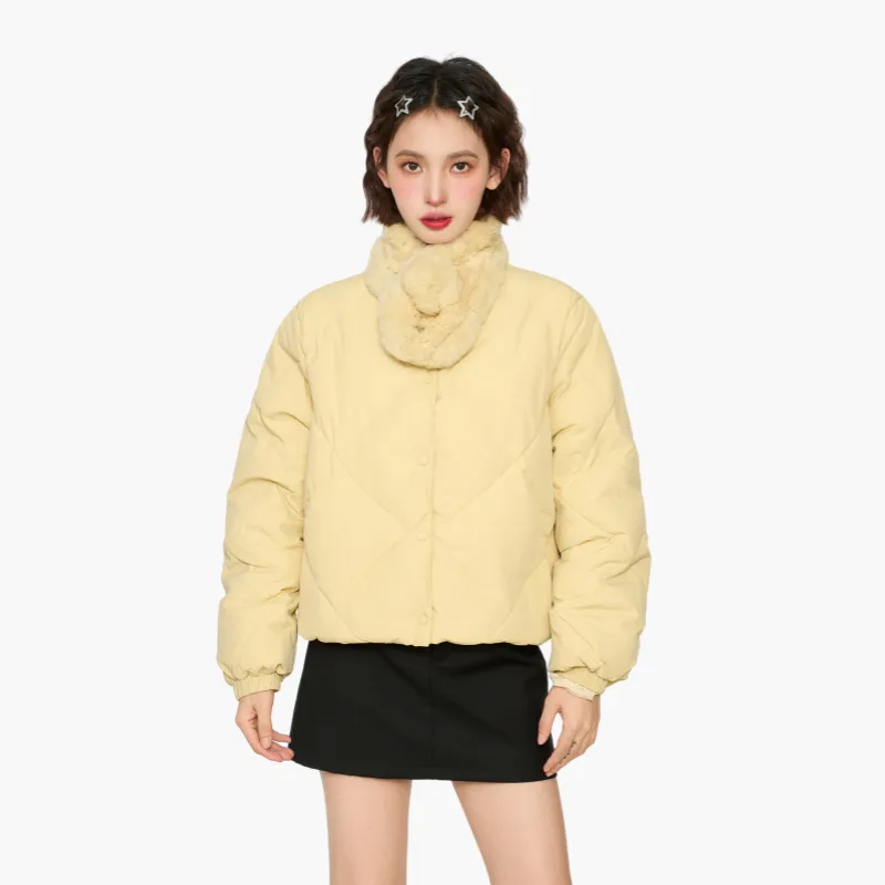 Princess Berdele Puffer Jacket Women's Yellow-3