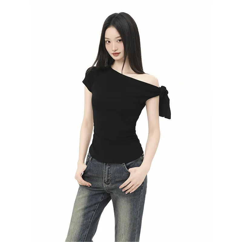 Princess Berdele Set in Sleeve T Shirt Women's Black-1