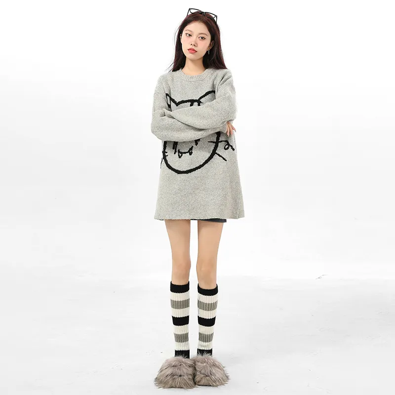 Princess Berdele Knitwear Women's Gray-1