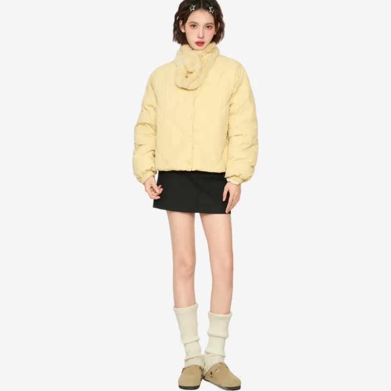 Princess Berdele Puffer Jacket Women's Yellow-5