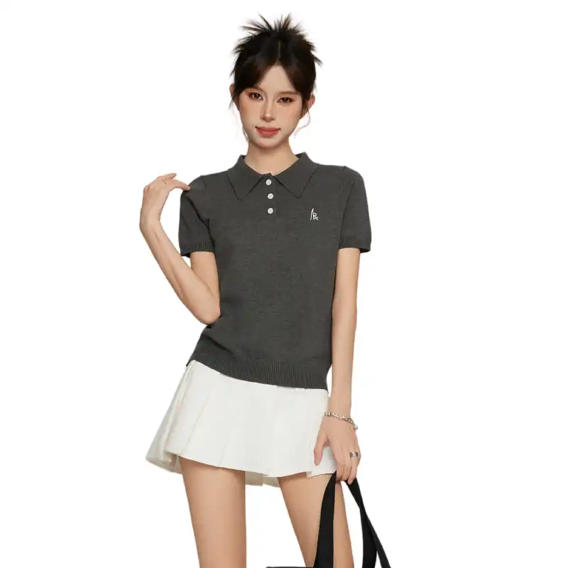 Princess Berdele Knitwear Women's Gray+Giveaway-1