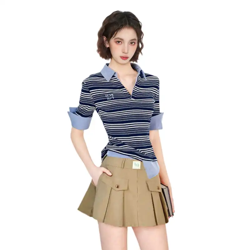 Princess Berdele Shirt Women's Navy Blue-3