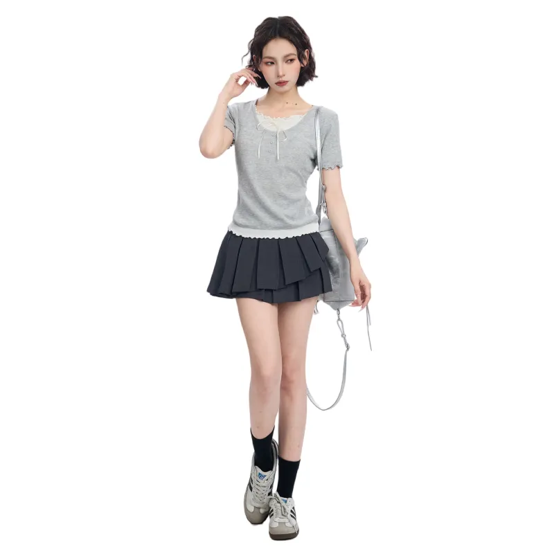 Princess Berdele T Shirt Women's Gray-3