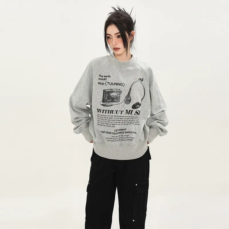 Princess Berdele Sweatshirt Women's Gray-2