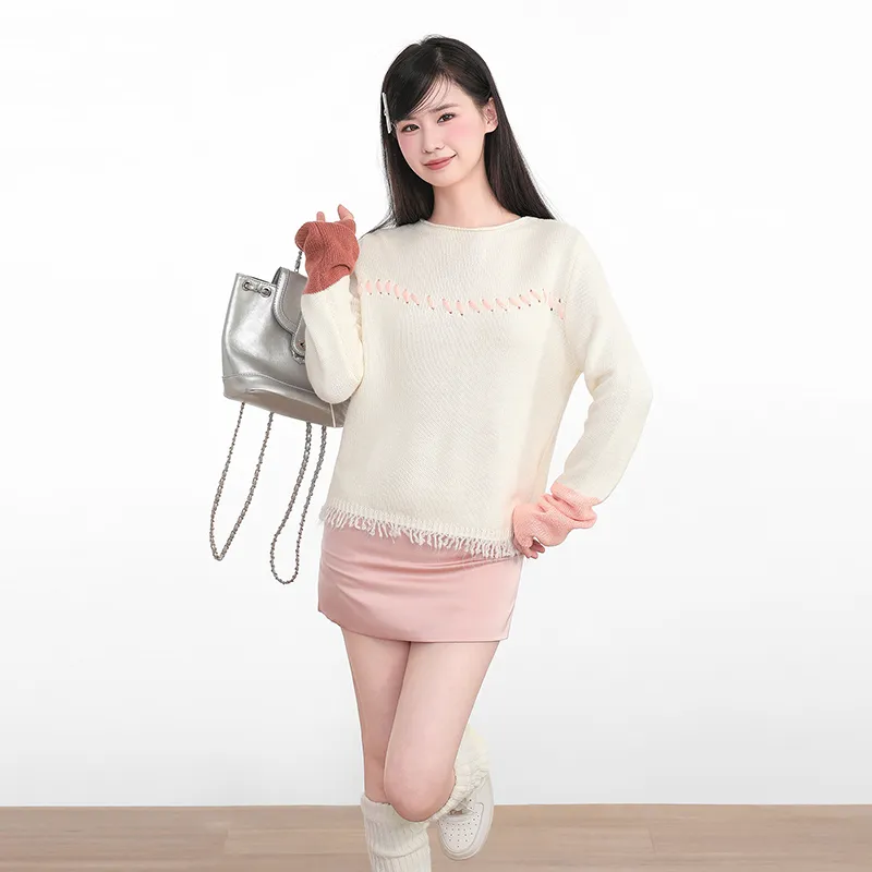 Princess Berdele Knitwear Women's Apricot-2