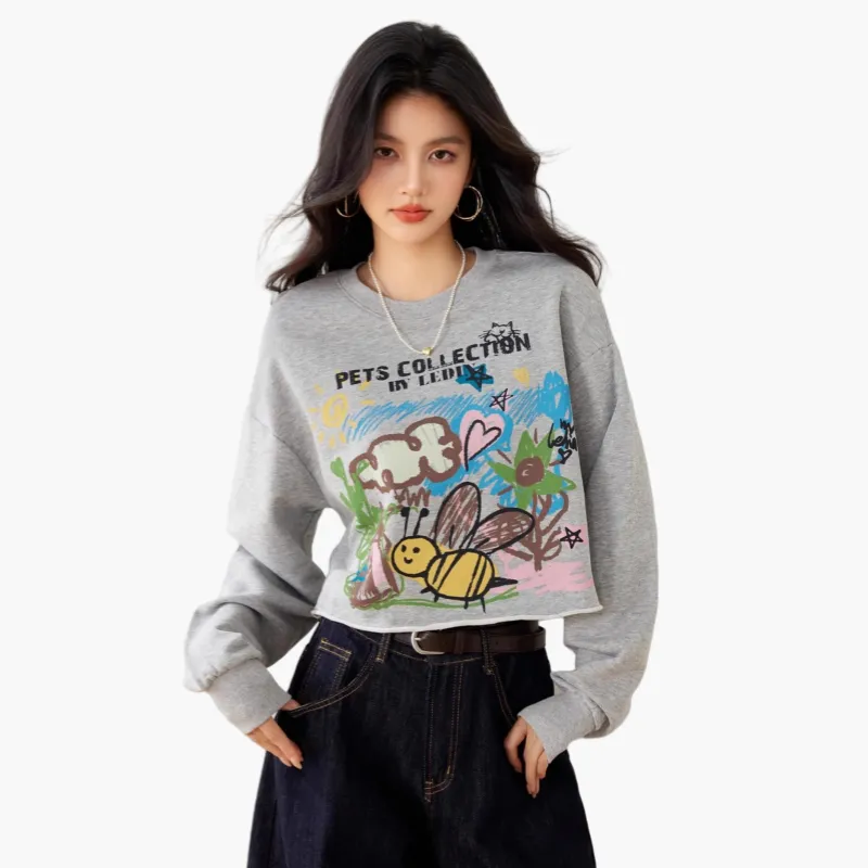 Princess Berdele Sweatshirt Women's Gray-3