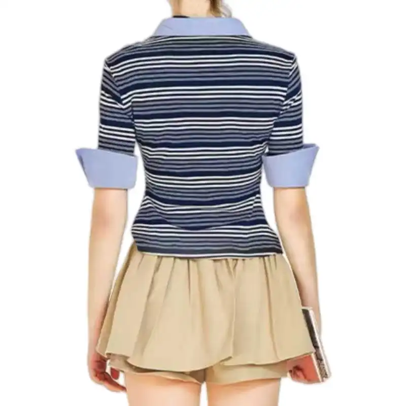Princess Berdele Shirt Women's Navy Blue-2
