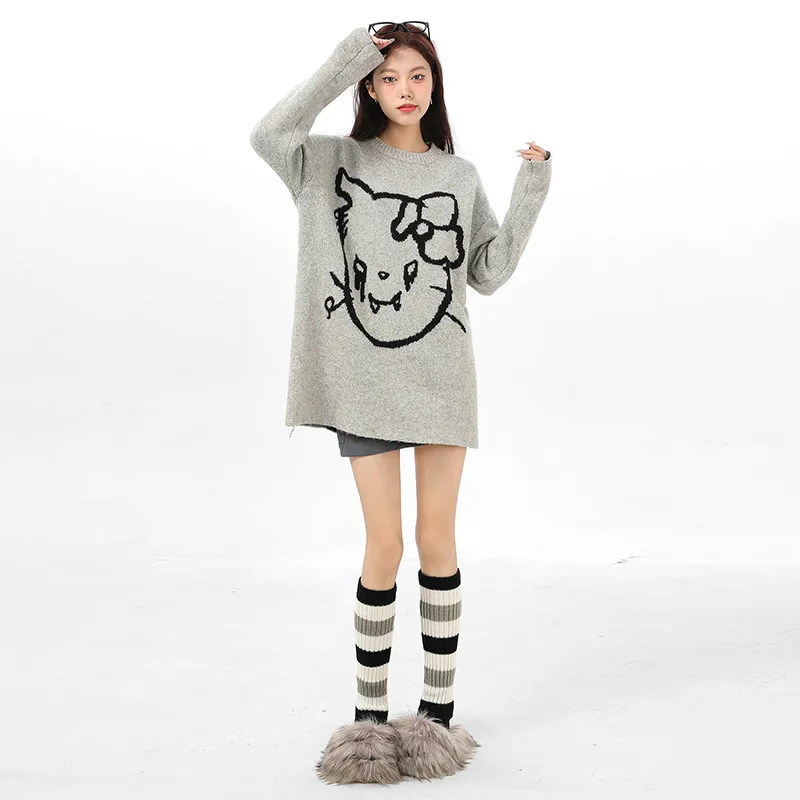 Princess Berdele Knitwear Women's Gray-4