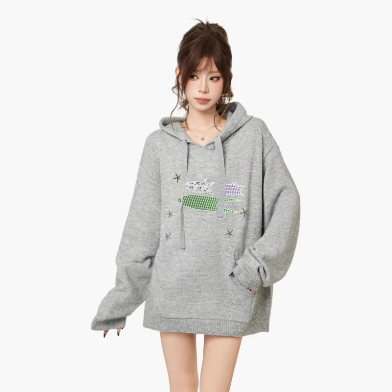 Princess Berdele Sweatshirt Women's Gray-2