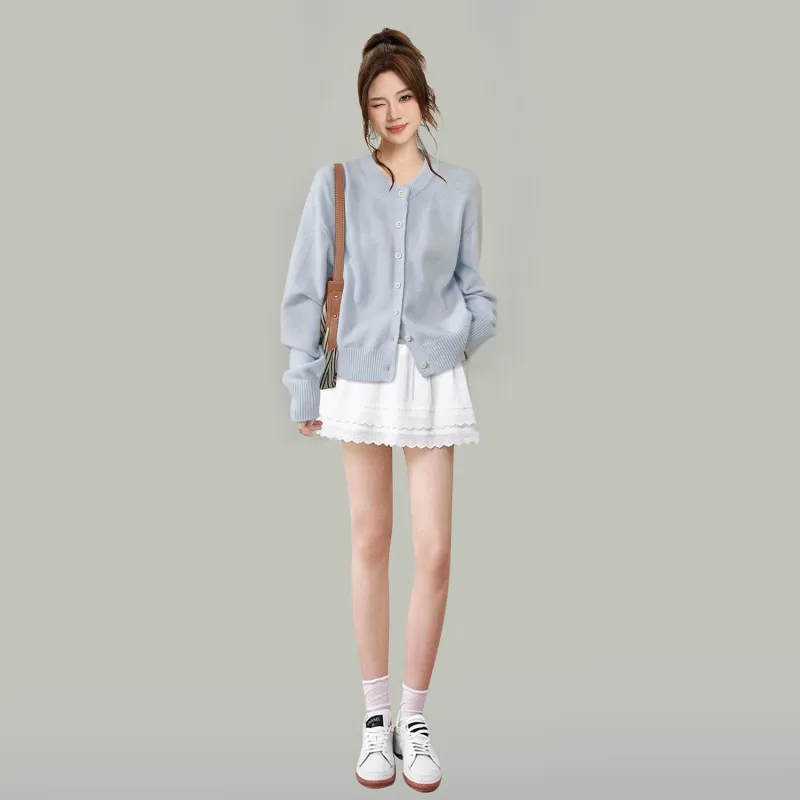 Princess Berdele Knitwear Women's Light Blue-2