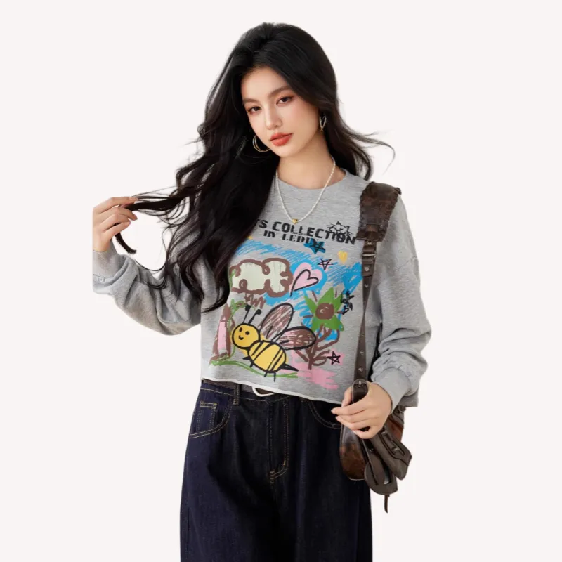 Princess Berdele Sweatshirt Women's Gray-2