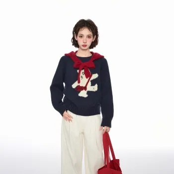 Princess Berdele Knitwear Women's Navy Blue