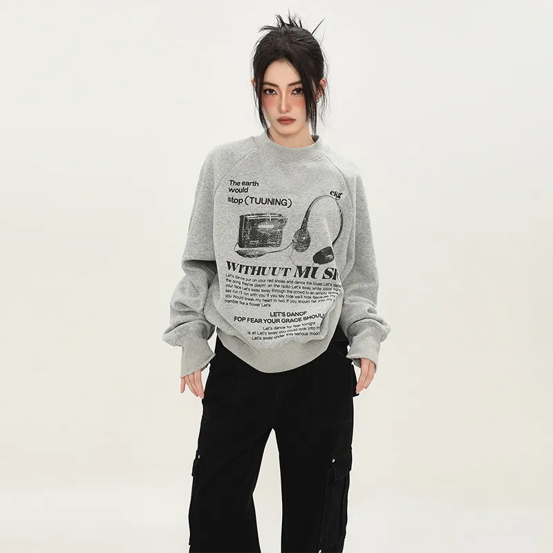 Princess Berdele Sweatshirt Women's Gray-3