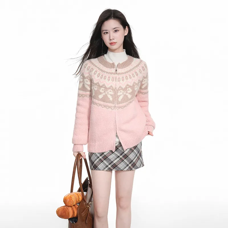 Princess Berdele Knitwear Women's Pink-3