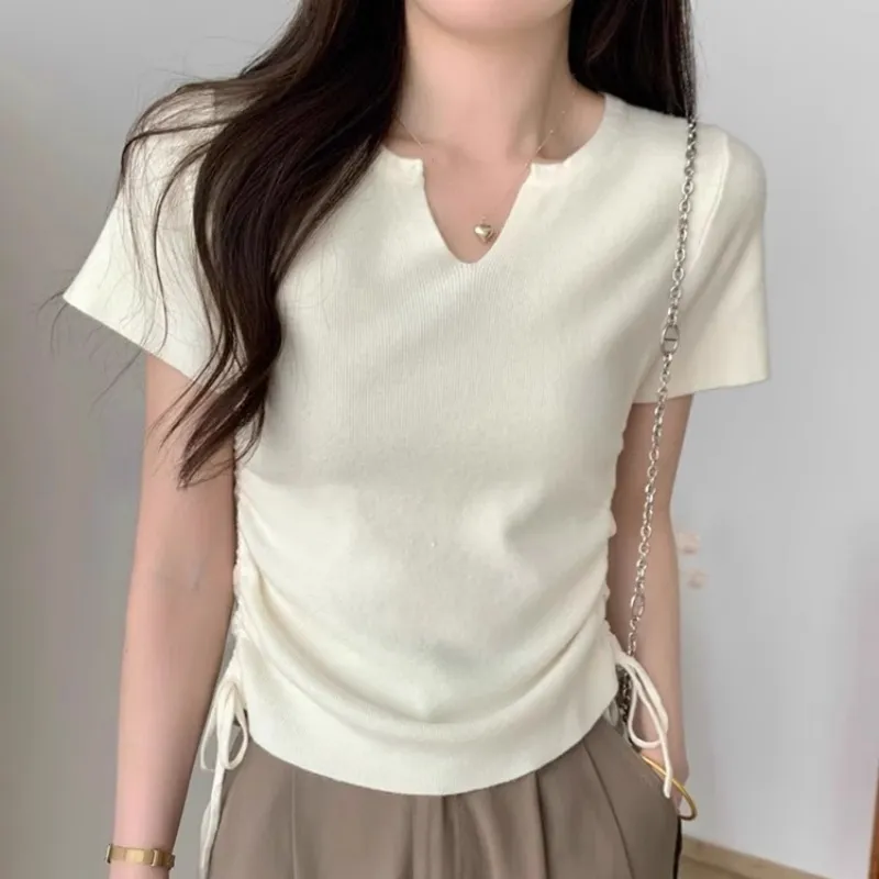 Princess Berdele Set in Sleeve T Shirt Women's Apricot-1