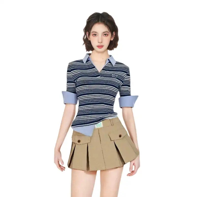 Princess Berdele Shirt Women's Navy Blue-1