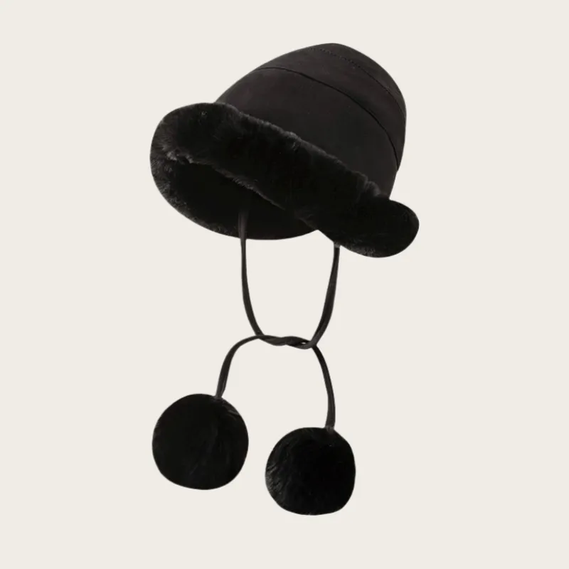 Moore Joan Suede Mongolian Hat Unisex-1