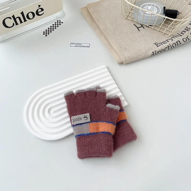 Moore Joan Yarn Knit Gloves Kids'-7