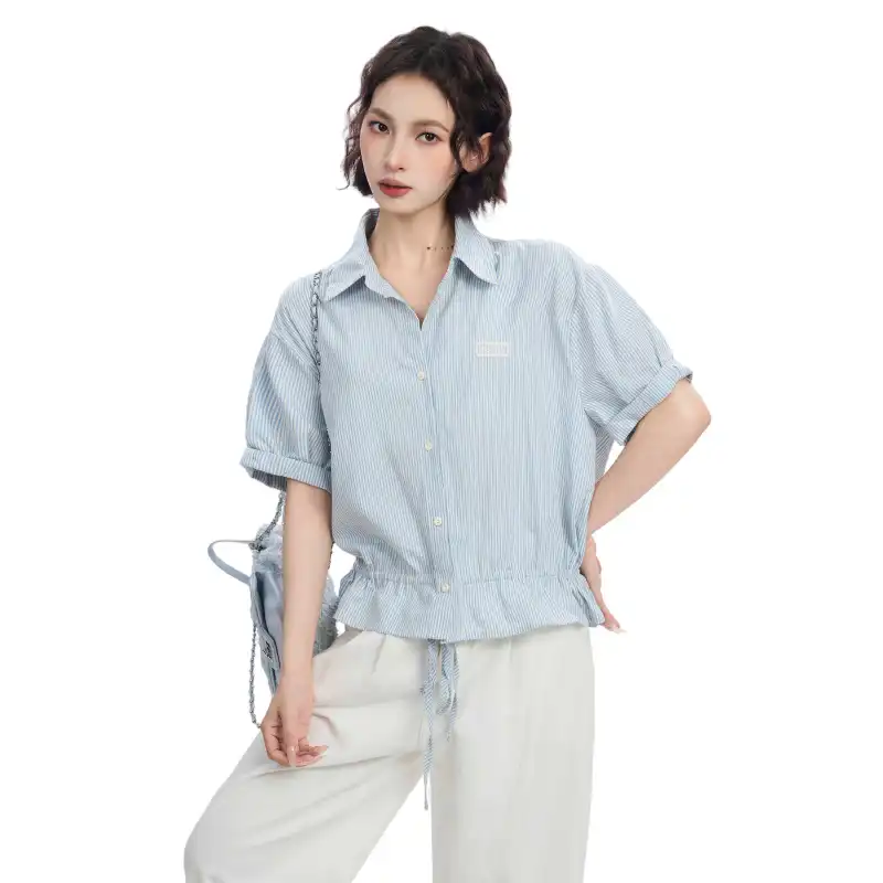 Princess Berdele Polo Shirt Women's Light Blue+Giveaway-3