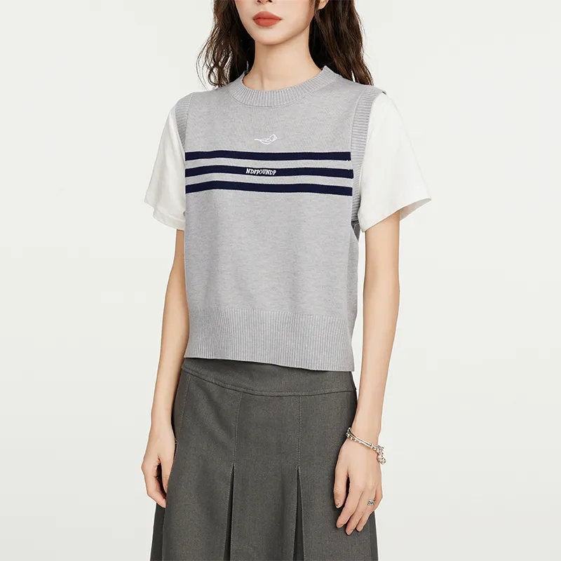 Princess Berdele Set in Sleeve T Shirt Women's Gray/Giveaway-5