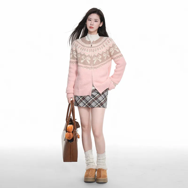 Princess Berdele Knitwear Women's Pink-5
