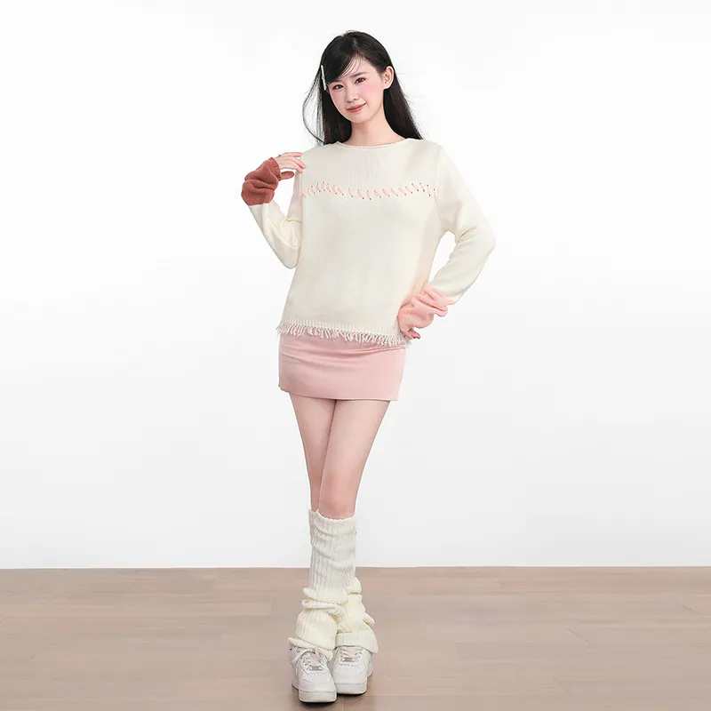 Princess Berdele Knitwear Women's Apricot-5