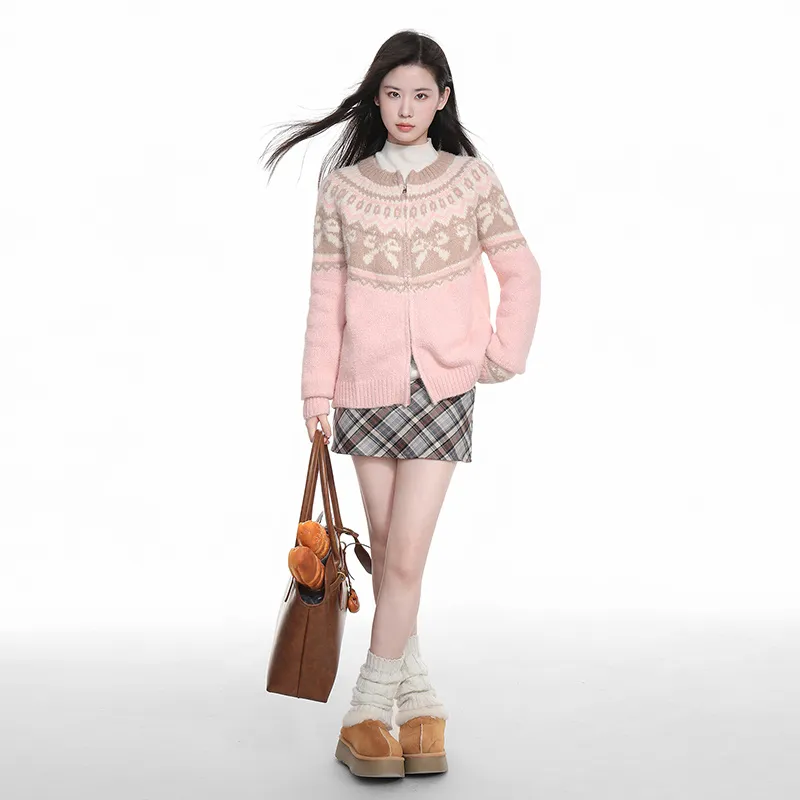 Princess Berdele Knitwear Women's Pink-4