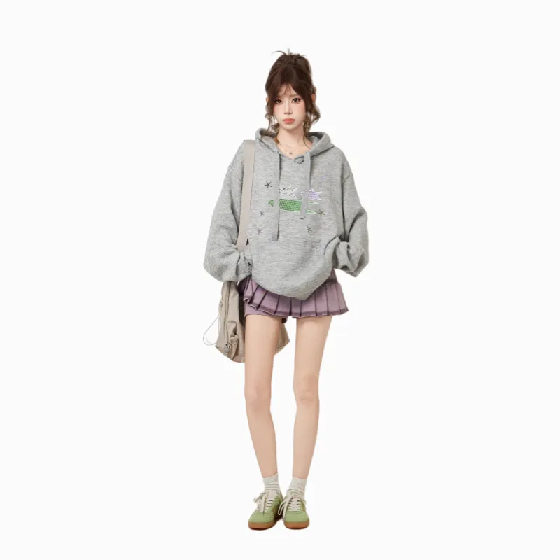 Princess Berdele Sweatshirt Women's Gray-1